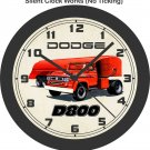 Dodge D800 Semi-Truck Wall Clock Wall Clock-Ford, Chevrolet, Peterbilt