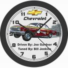 1962 CHEVROLET BEL AIR SS 409 RACE CAR WALL CLOCK-FREE USA SHIP