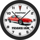 1986 Pontiac Trans/Am Wall Clock-Free US Ship