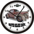 1939 CHEVROLET MASTER DELUXE COUPE WALL CLOCK-FREE USA SHIP!