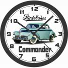 1941 STUDEBAKER COMMANDER WALL CLOCK-FREE USA SHIP!