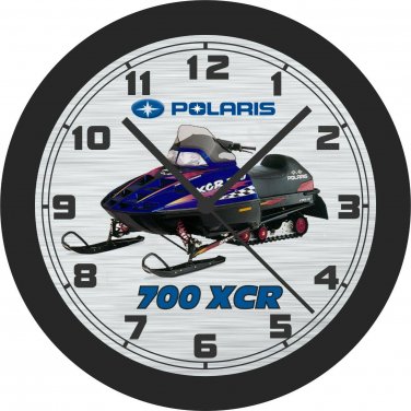 Polaris XCR 700 Snowmobile Wall Clock-Free US Ship