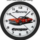 1967 Mercury Cougar Race Car Wall Clock-Free US Ship