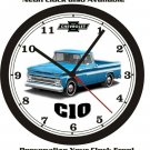 1965 CHEVROLET C10 PICKUP WALL CLOCK-FREE USA SHIP!