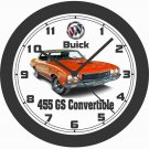 1972 BUICK GS 455 CONVERTIBLE  BIG 10,14,17 INCH WALL CLOCK-FREE USA SHIP