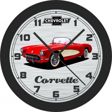 1955 Chevrolet Corvette Wall Clock-Free US Ship