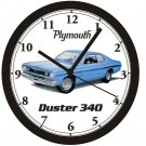 1970 PLYMOUTH DUSTER 340 WALL CLOCK-Free USA Ship-Dodge
