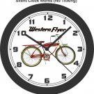 Western Flyer Special Edition Bicycle Wall Clock-Schwinn