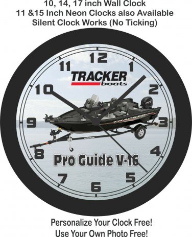 2021 Tracker Boats Pro Guide V-16 Wall Clock-Free US Ship