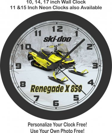 2020 Ski-Doo Renegade X 850 Snowmobile Wall Clock-Free US Ship-Polaris