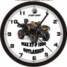 2015 CAN-AM MAX XT-P 1000 OUTLANDER ATV WALL CLOCK-FREE USA SHIP!