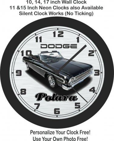 1964 Dodge Polara Convertible Wall Clock-Free US Ship