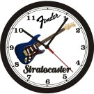 FENDER STRATOCASTER MEXICAN DELUXE WALL CLOCK-FREE USA SHIP!