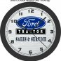 Ford Tractors Sales & Service Wall Clock-Your Choice Red or Blue-John Deere