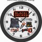 BLACK & DECKER TOOLS WALL CLOCK-FREE US SHIP, CRAFTSMAN, SNAP-ON, -Choose 1 of 3