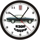 1966 FIAT 2300 COUPE WALL CLOCK-FREE USA SHIP!