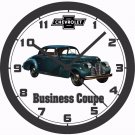 1949 CHEVROLET MASTER 85 BUSINESS COUPE WALL CLOCK-FREE USA SHIP!