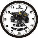 2015 CAN-AM X MR 650 OUTLANDER ATV WALL CLOCK-FREE USA SHIP!