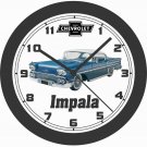 1958 CHEVROLET IMPALA WALL CLOCK-FREE USA SHIP