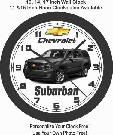 2017-2019 CHEVROLET SUBURBAN WALL CLOCK-FREE USA SHIP, TAHOE, BLAZER