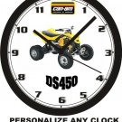2008 CAN-AM DS450 ATV WALL CLOCK-FREE US SHIP, Choose 1 of 2