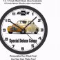 1941 CHEVROLET SPECIAL DELUXE COUPE WALL CLOCK-FREE USA SHIP
