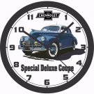 1941 CHEVROLET SPECIAL DELUXE COUPE WALL CLOCK-NEW!, FREE USA SHIP