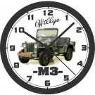 1951 WILLYS M3 MILITARY JEEP WALL CLOCK-FREE USA SHIP, Korea, Vietnam
