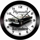 1967 PLYMOUTH BELVEDERE WALL CLOCK-FREE USA SHIP, DODGE, FORD, CHEVROLET