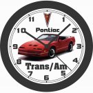 1987 PONTIAC FIREBIRD TRANS/AM ASC CONV. BIG  10, 14 or 17 INCH WALL CLOCK