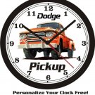 1958 DODGE PICKUP TRUCK BIG 10, 14 or 17 INCH WALL CLOCK-FREE US SHIP