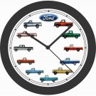 1953-1986 FORD PICKUPS 10, 14 OR 17 INCH WALL CLOCK-FREE USA SHIP