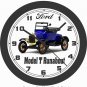 1925 FORD MODEL T RUNABOUT CONV. WALL CLOCK-FREE USA SHIP