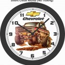 CHEVROLET 4x4 PICKUP TRUCK WALL CLOCK-SILVERADO, F150, RAM-Choose 1 of 2
