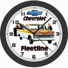 1961 CHEVROLET FLEETLINE PICKUP TRUCK WALL CLOCK-FREE USA SHIP!