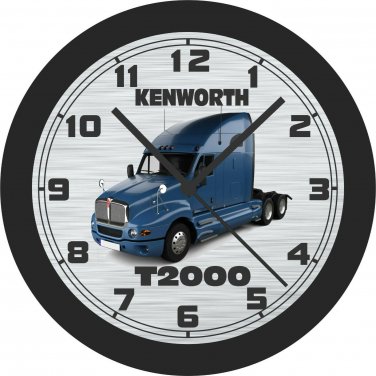 Kenworth T2000 Semi-Truck Wall Clock-Add Business Name Free!