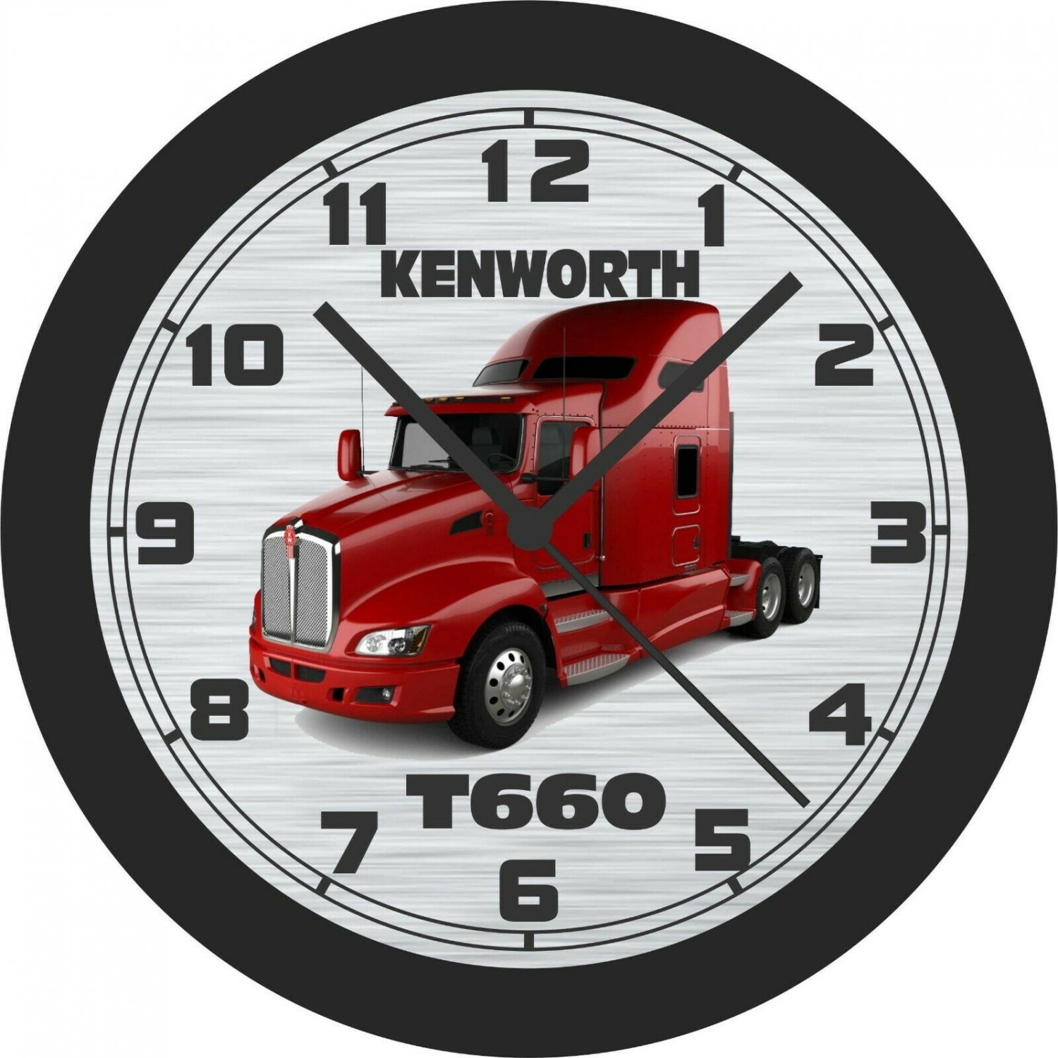 Kenworth T660 Semi-Truck Wall Clock-Add Business Name Free!