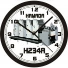 HAMADA H234A PRINTING PRESS WALL CLOCK-FREE USA SHIP!-Add Business Name Free!
