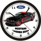 FORD MUSTANG LAGUNA SECA WALL CLOCK-FREE US SHIP-NEW!