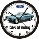1968 FORD MUSTANG COBRA JET WALL CLOCK-FREE USA SHIP