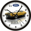 1971 FORD MUSTANG MACH 1 WALL CLOCK-FREE USA SHIP