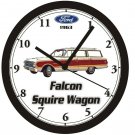 1963 FORD FALCON SQUIRE WAGON WALL CLOCK-Free USA Ship
