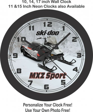 2020 Ski-Doo MXZ Sport Snowmobile Wall Clock-Free US Ship-Polaris-Can-Am