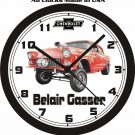 1955 CHEVROLET BELAIR GASSER WALL CLOCK-FREE USA SHIP!