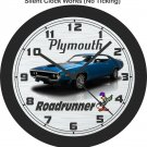 1972 Plymouth Roadrunner Wall Clock-Free US Ship