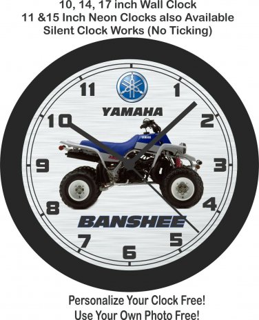 1991 Yamaha 350 Banshee ATV Wall Clock-Free US Ship