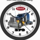 PETERBILT 379 SEMI-TRUCK WALL CLOCK-Personalize it Free!