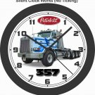 PETERBILT 357 SEMI-TRUCK WALL CLOCK-Personalize it Free!