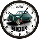 1940 FORD DELUXE COUPE WALL CLOCK-FREE USA SHIP!-Chevrolet, Dodge, Pontiac