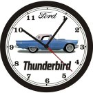 1957 FORD THUNDERBIRD (BLUE) WALL CLOCK-FREE US SHIP!
